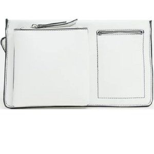 ASOS DESIGN Flat Bum Bag Pocket Detail, Shoulder